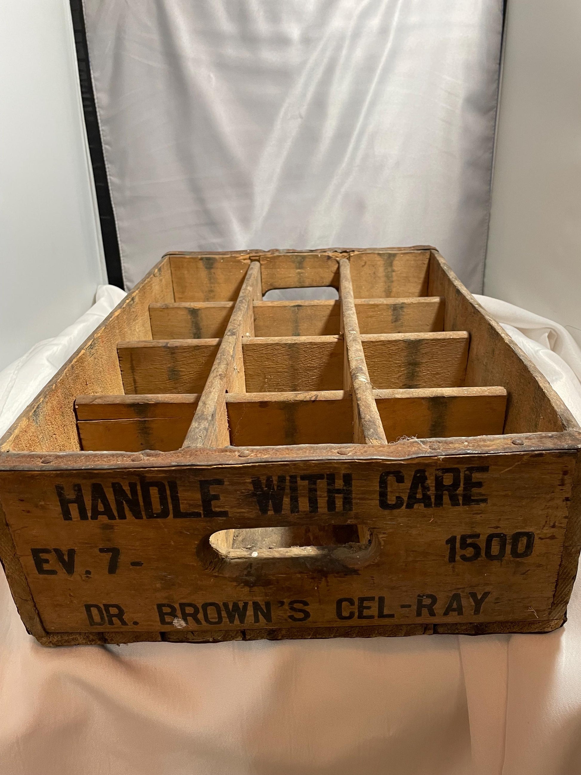 American Beverage Corporation Brooklyn NY Vintage Wooden crate.