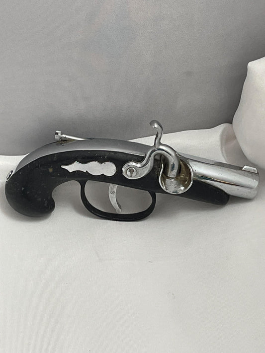 Vintage Flintlock pistol gunstyle Cigarette lighter.