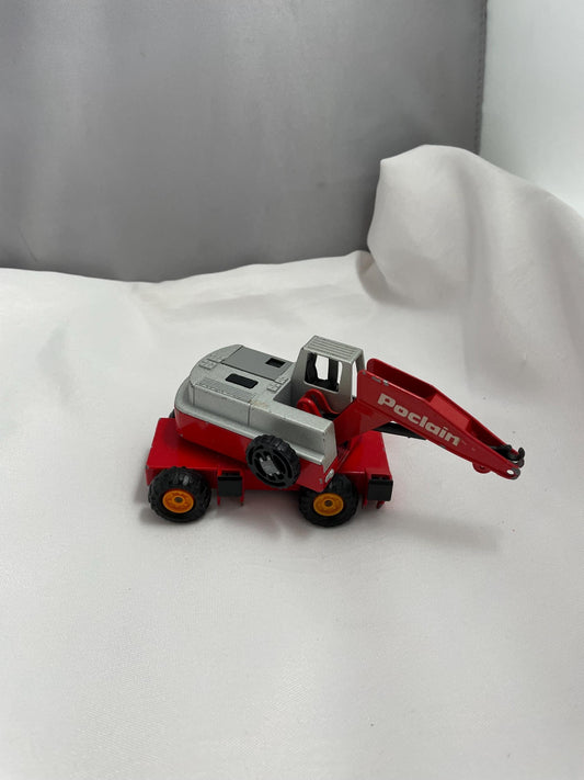 Vintage Poclain Backhoe Toy. 1/56 scale.