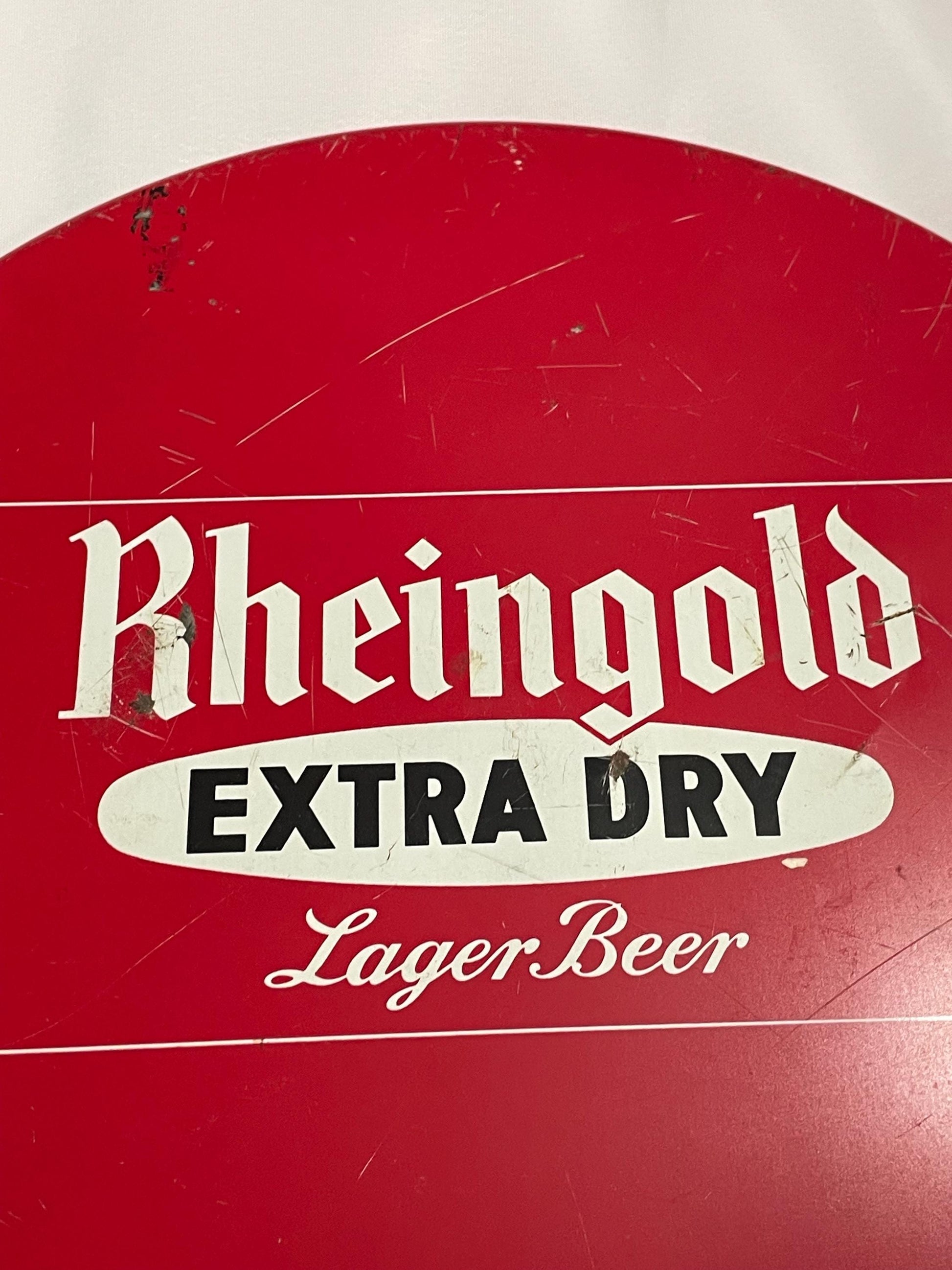 Vintage Rheingold beer Metal Serving tray.