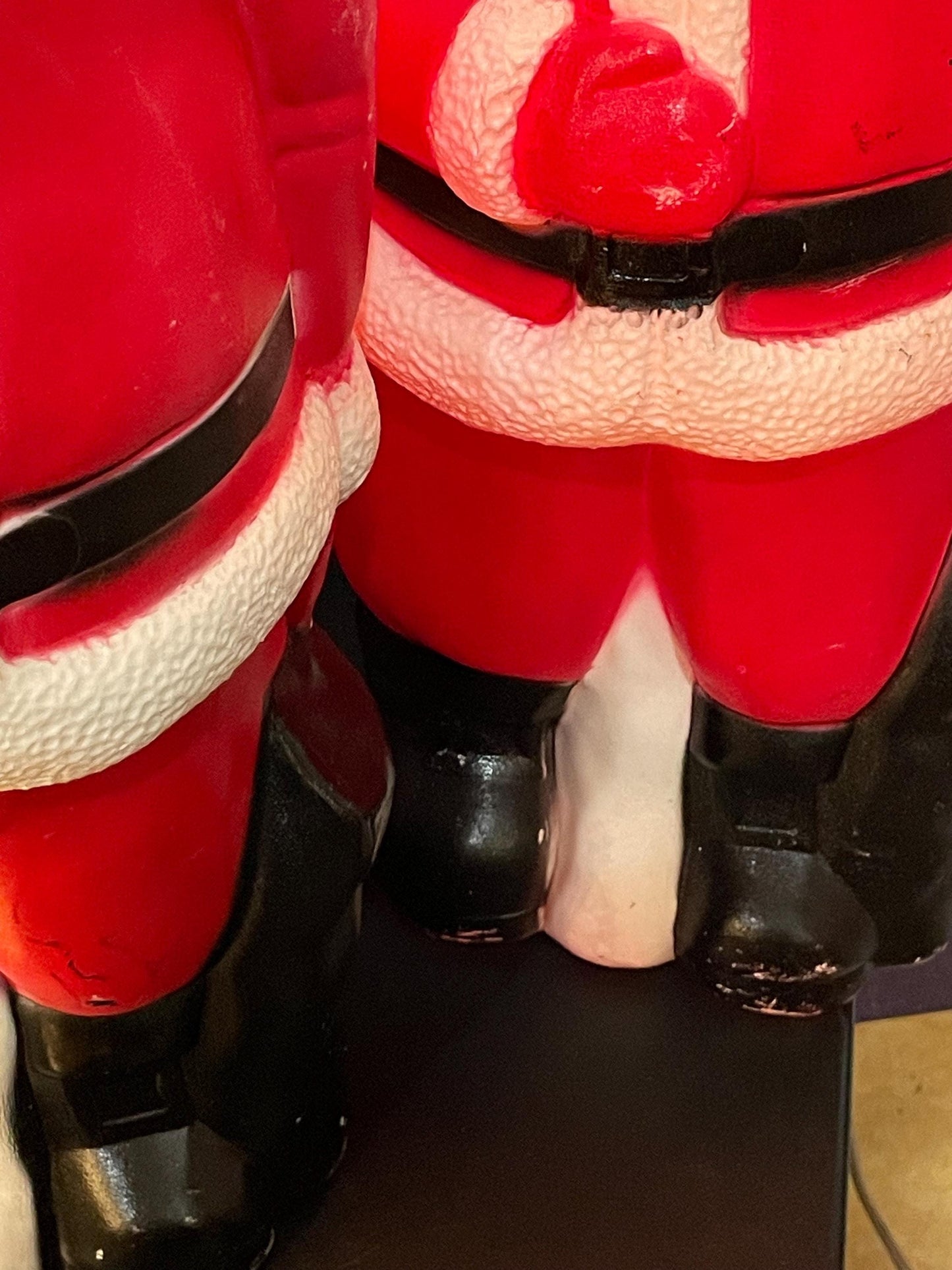 Vintage Santa Claus Christmas Blow mold light up Christmas Yard decor. 45.00 each.