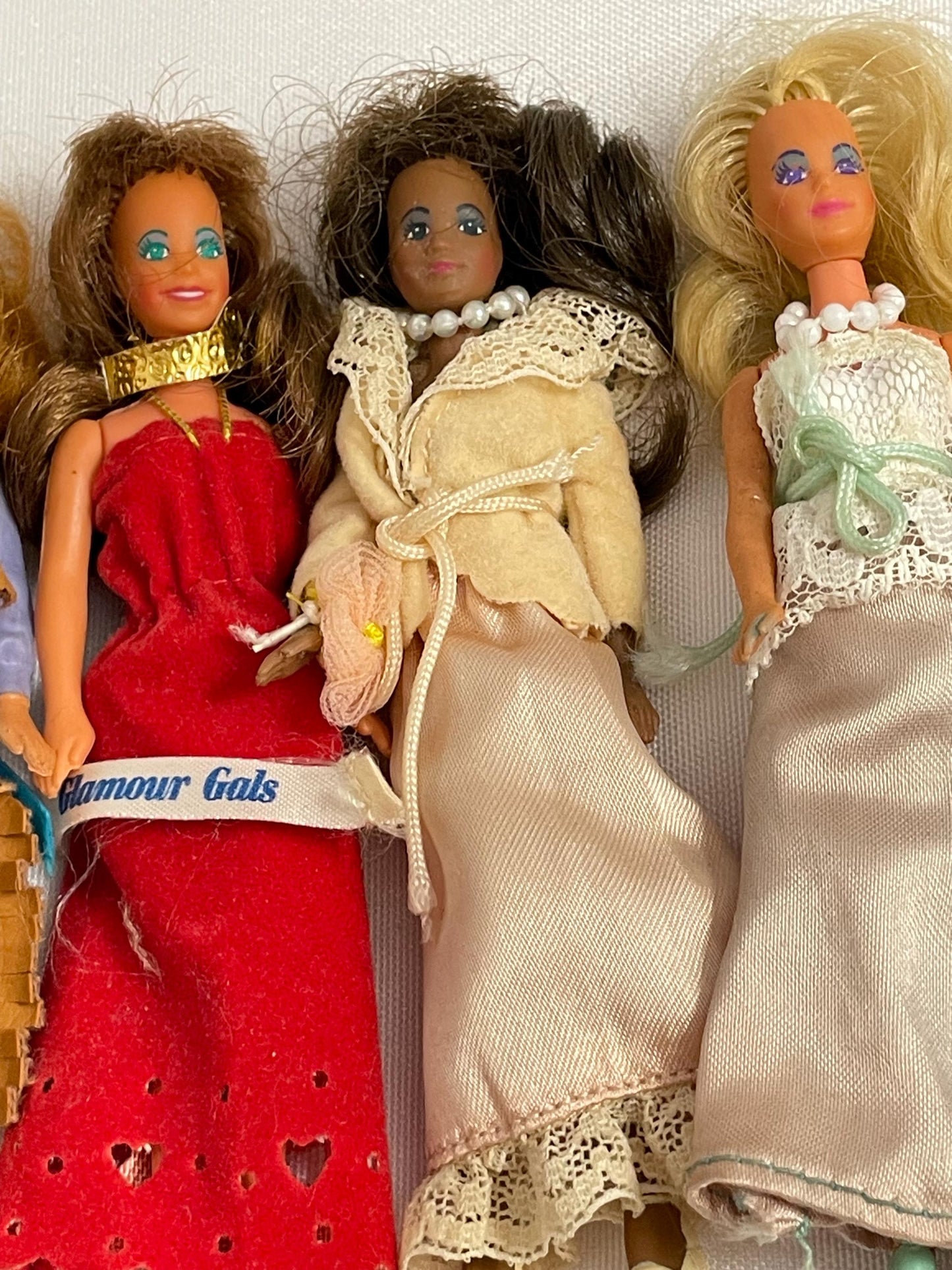 Vintage Kenner Glamour Gals collectibles . Poseable and Bendable dolls. 30.00 each or all 8 for 200.00.