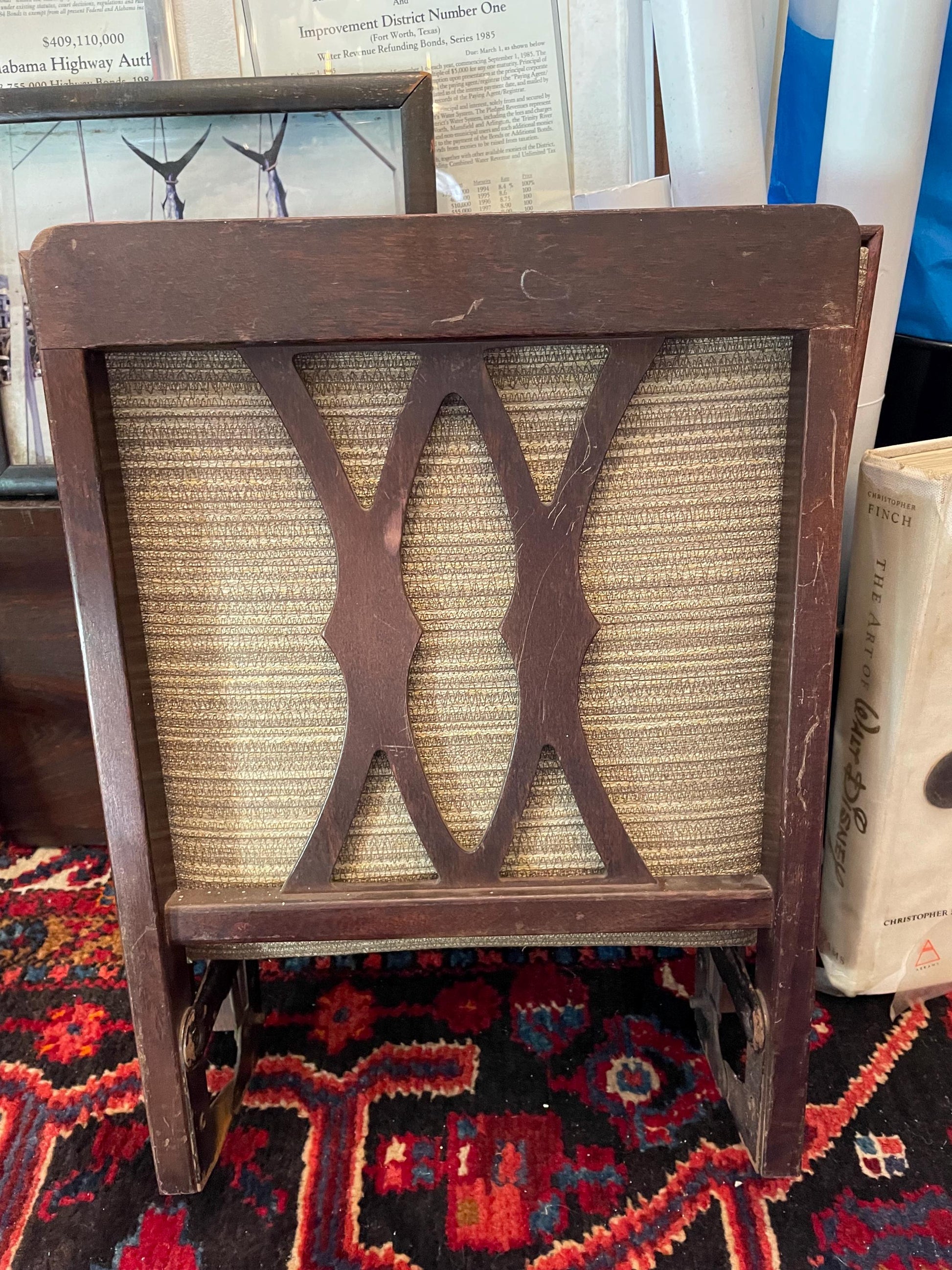 Set of 2 Folding Legomatic Vintage chairs. 1940’s