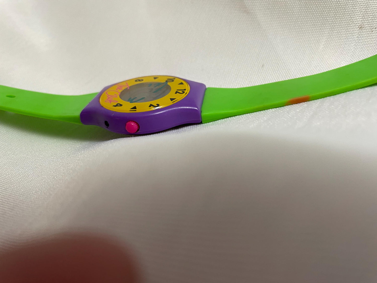 Rare 1990 Disney “The Club” digital round wrist watch. Not working