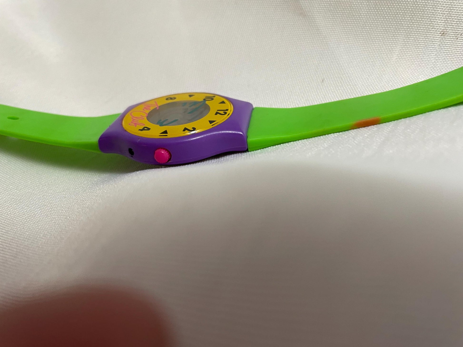 Rare 1990 Disney “The Club” digital round wrist watch. Not working