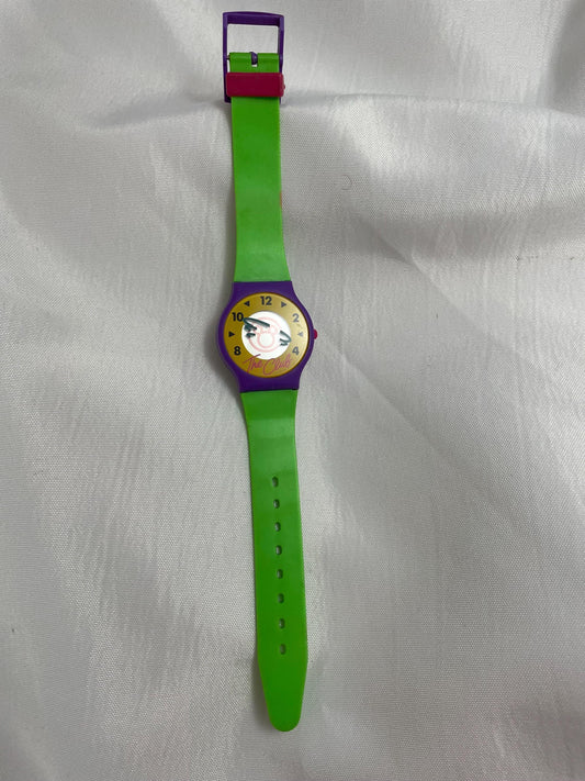 Rare 1990 Disney “The Club” digital round wrist watch. Not working