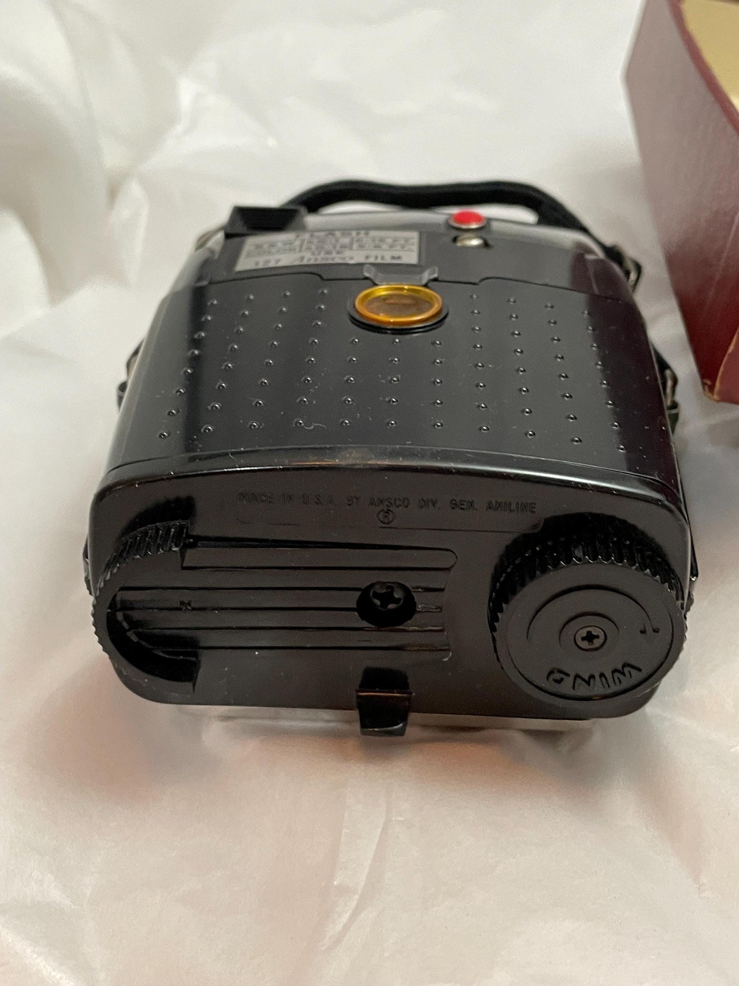 Vintage Anesco Cadet Flash Camera. W/ Original instructions sheet and boxed.