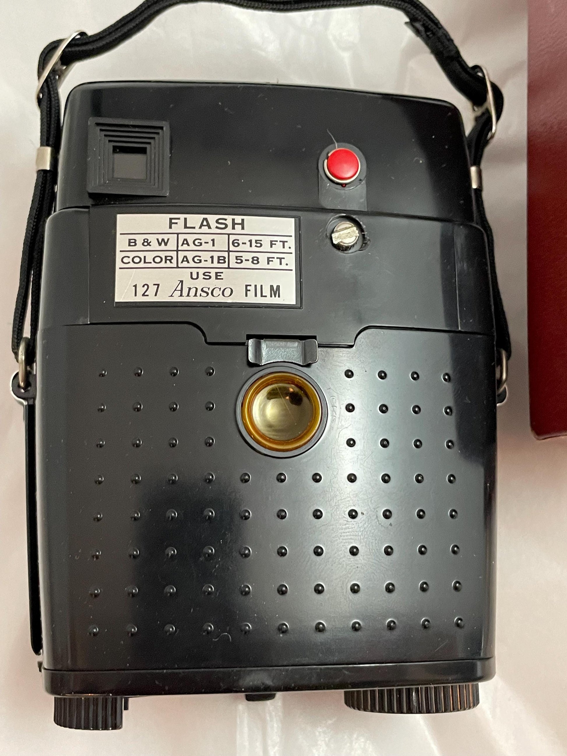 Vintage Anesco Cadet Flash Camera. W/ Original instructions sheet and boxed.