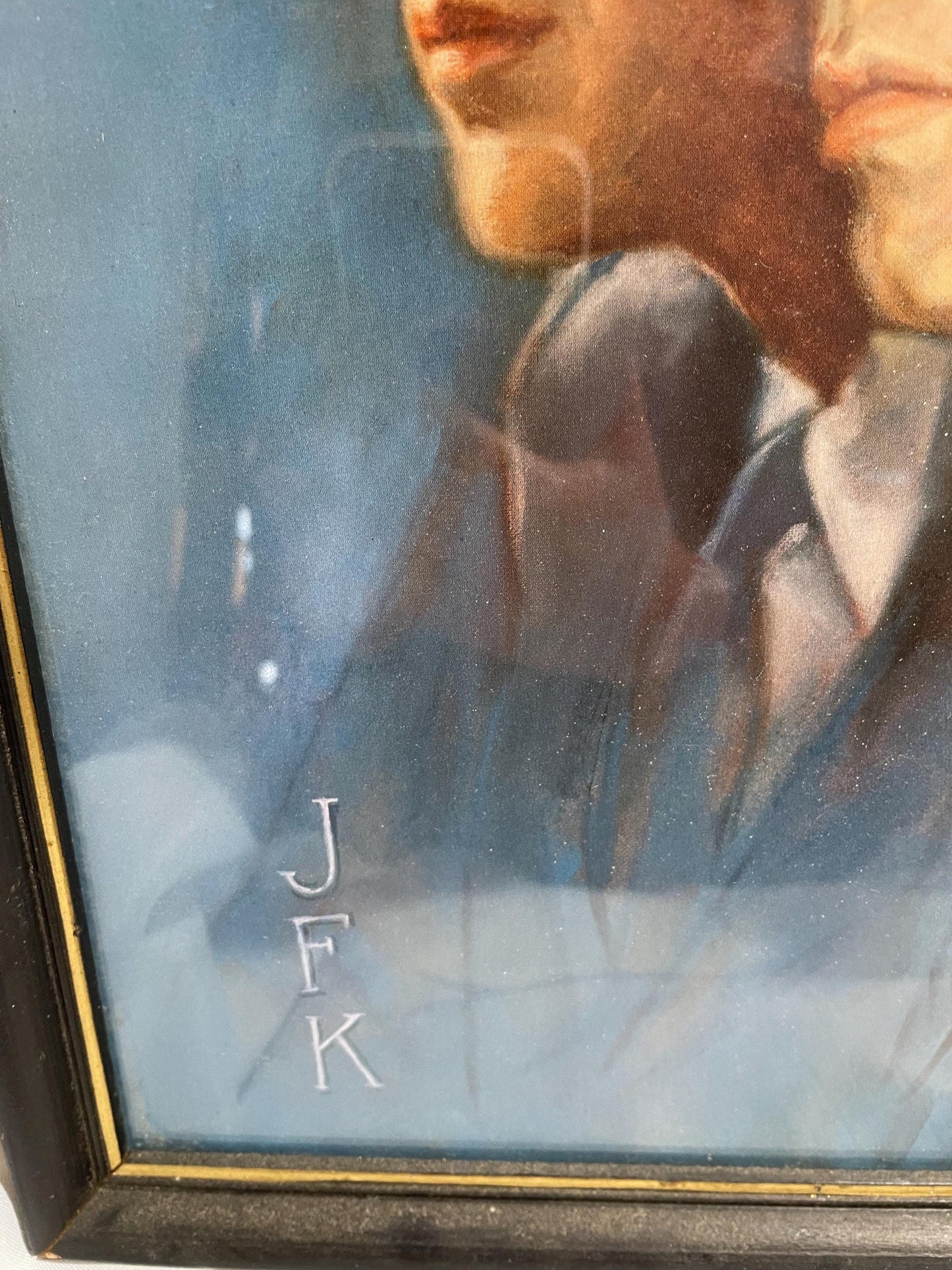 President JFK and RFK Signed Lithograph “Brothers”. Framed.