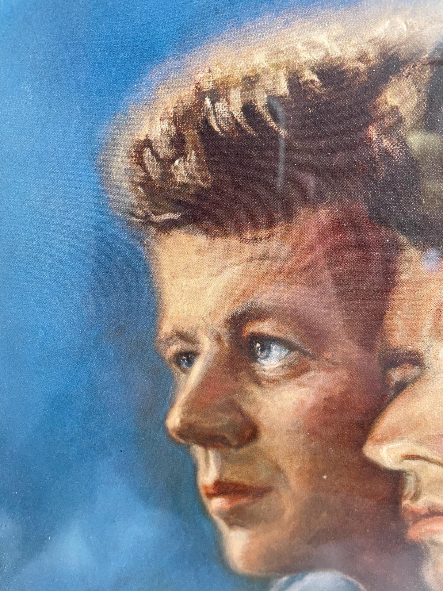 President JFK and RFK Signed Lithograph “Brothers”. Framed.