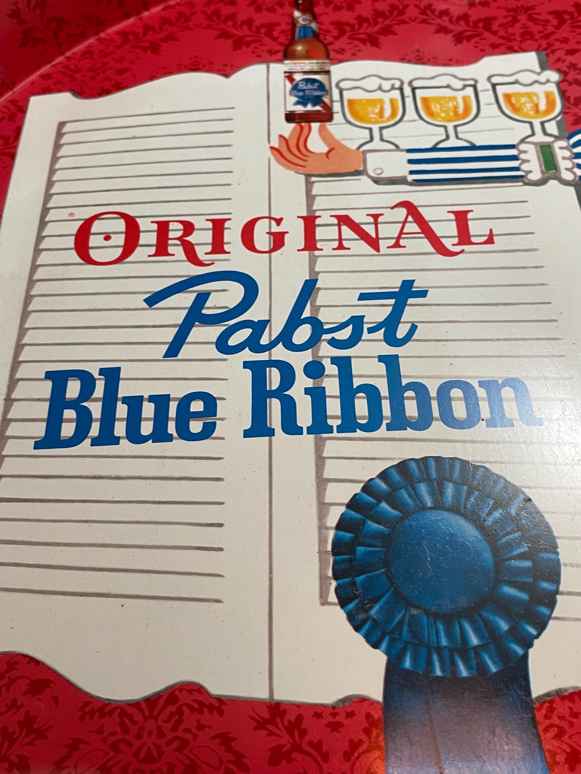 Vintage 1960’s Original Pabst Blue Ribbon Serving trays.