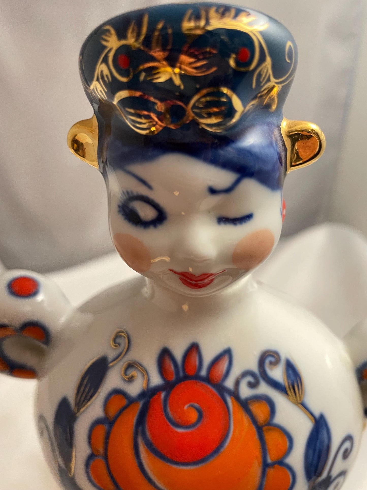 Vintage Korosten “Solomia” Porcelain Decanter.