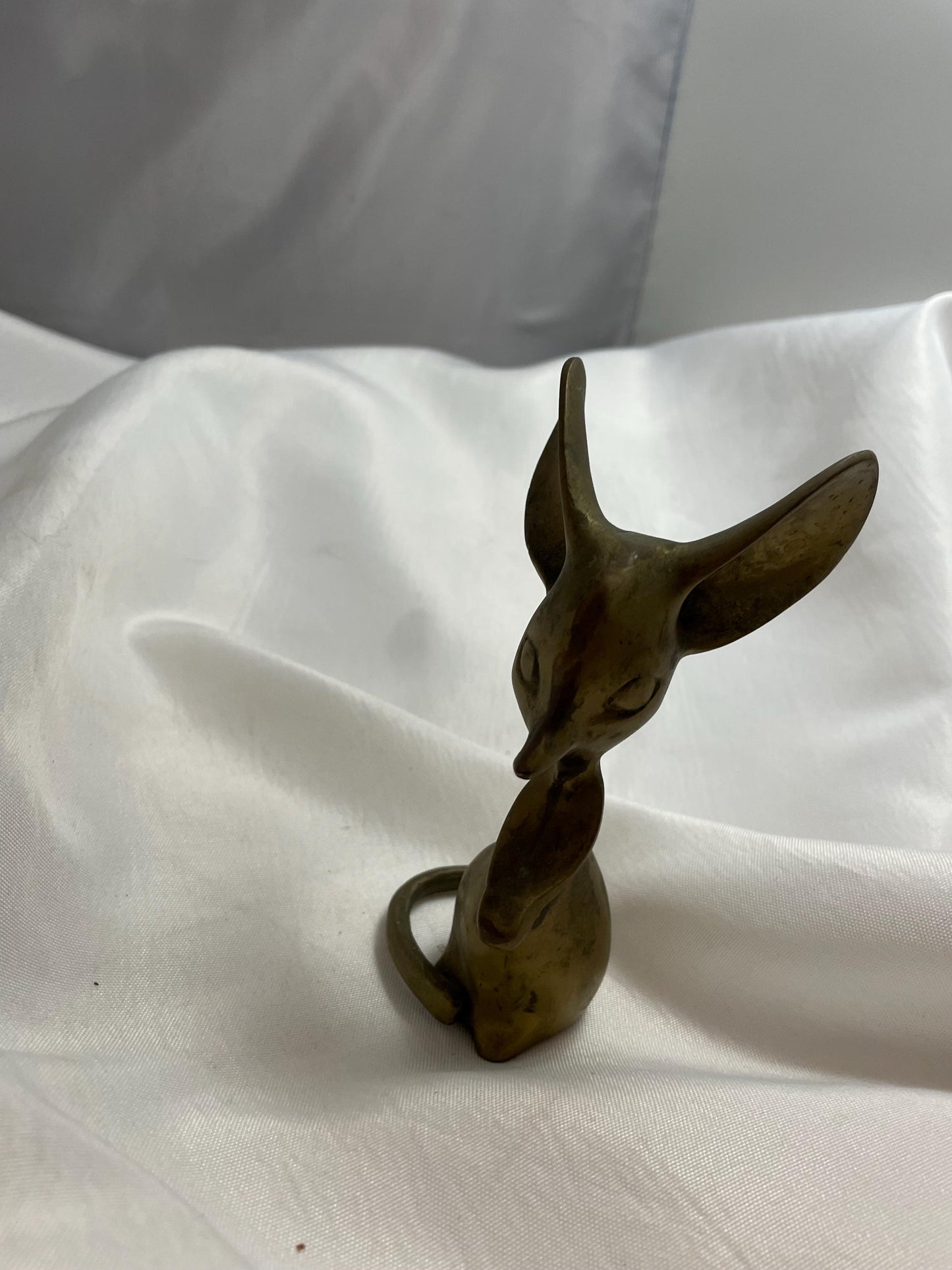 Vintage Brass Mouse figurine.