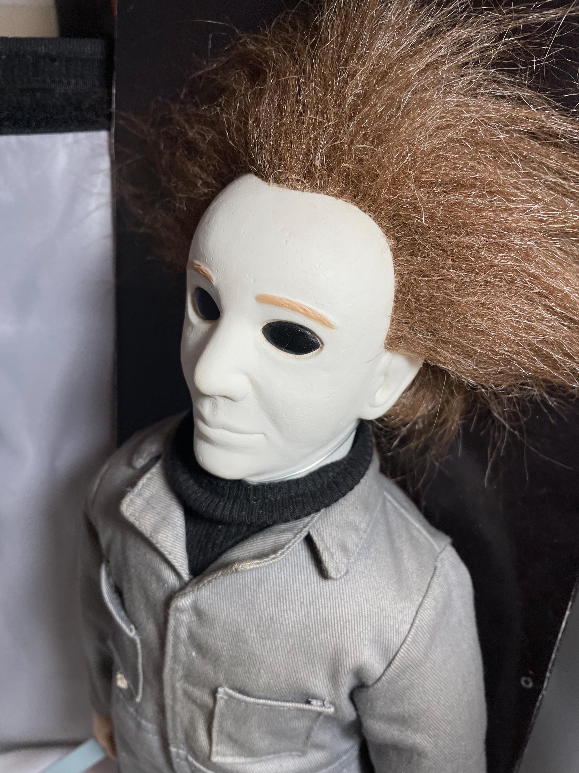 1998 Michael Myers 18” Talking doll RIP Series Spencers Gifts. Halloween.