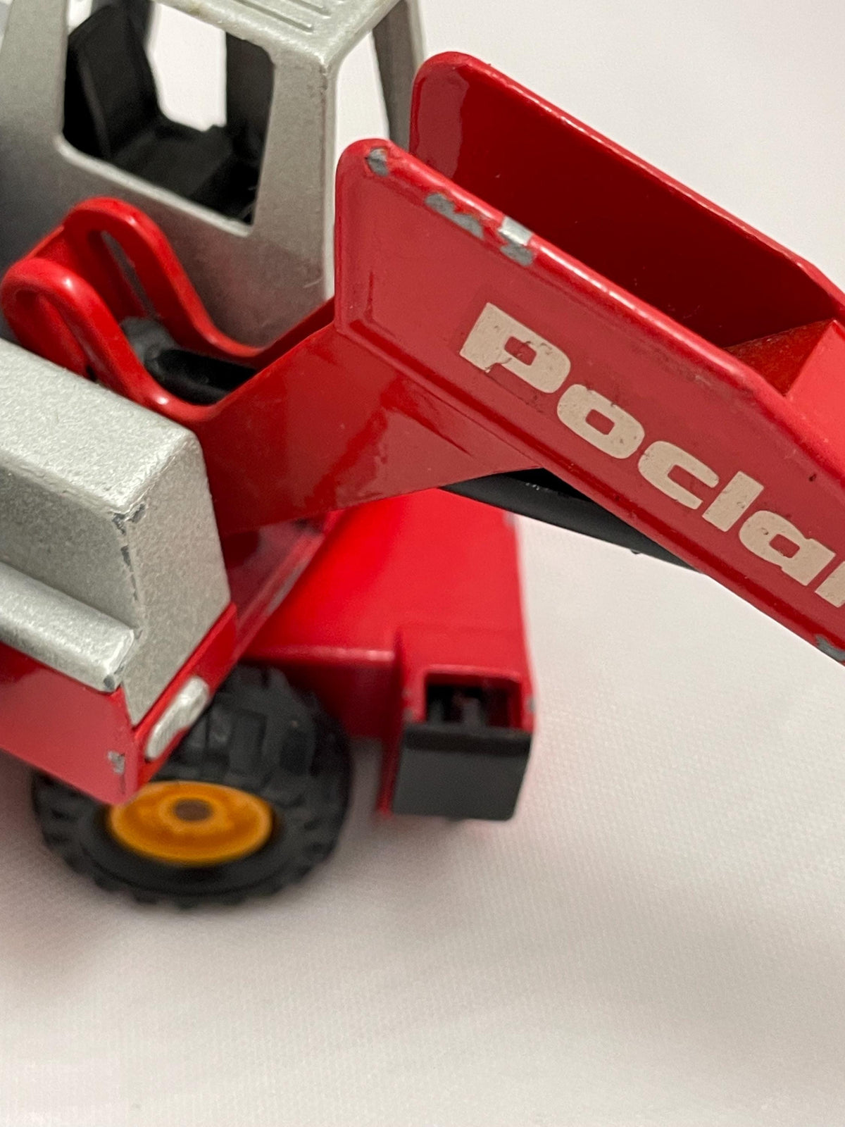 Vintage Poclain Backhoe Toy. 1/56 scale.