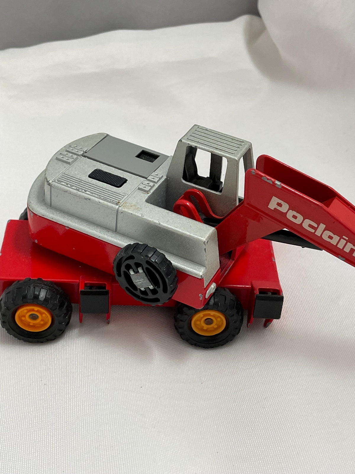 Vintage Poclain Backhoe Toy. 1/56 scale.