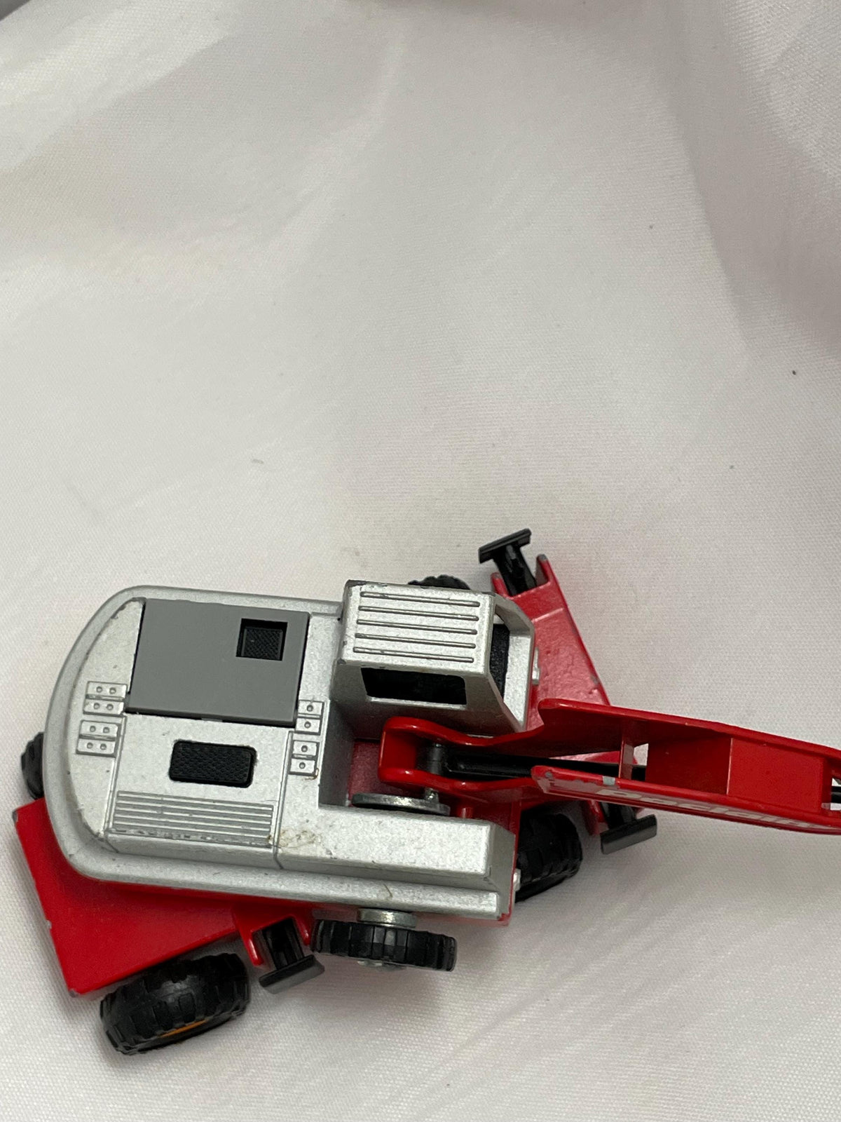Vintage Poclain Backhoe Toy. 1/56 scale.