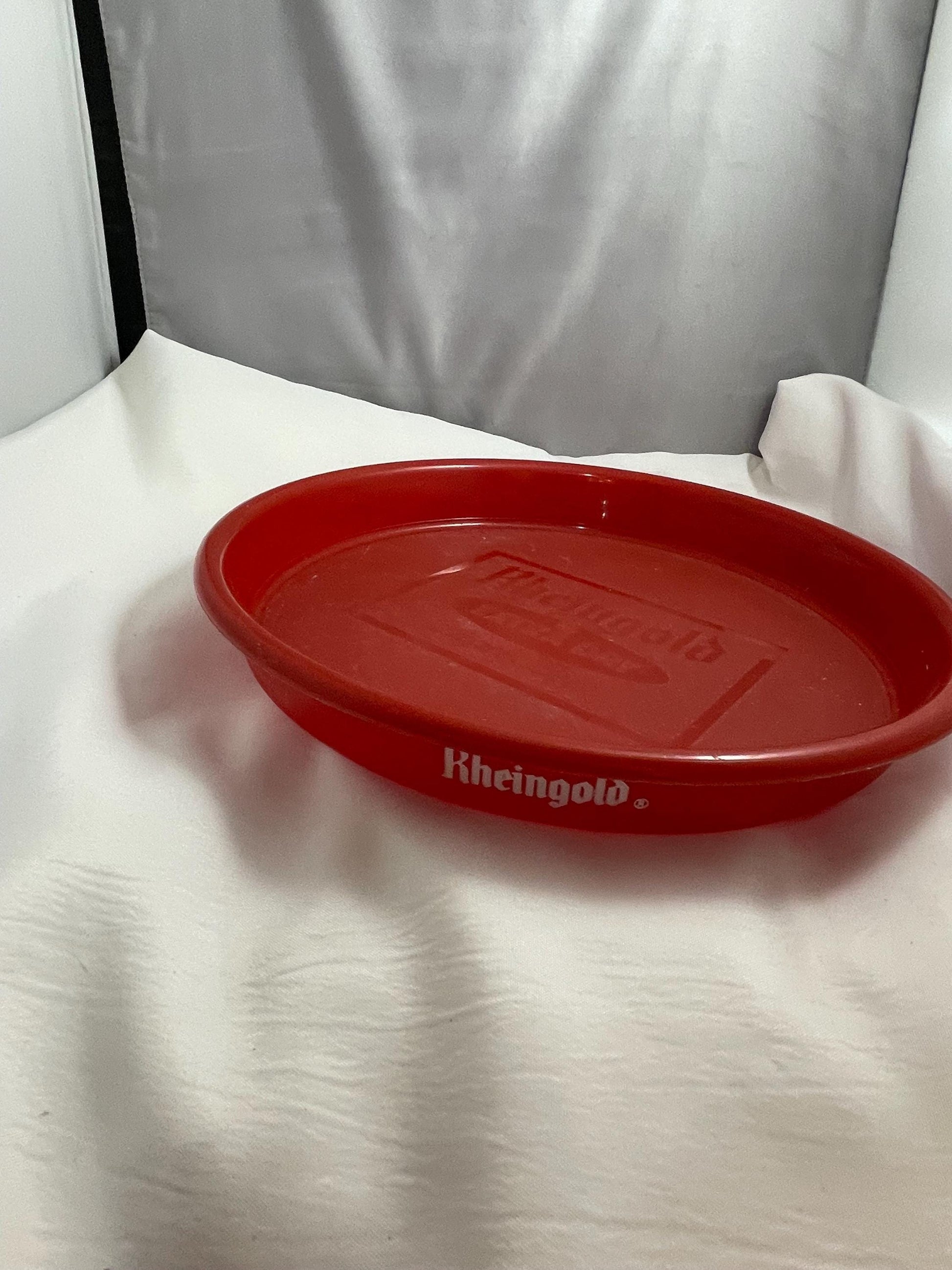 Vintage Rheingold extra dry lager beer plastic serving tray.