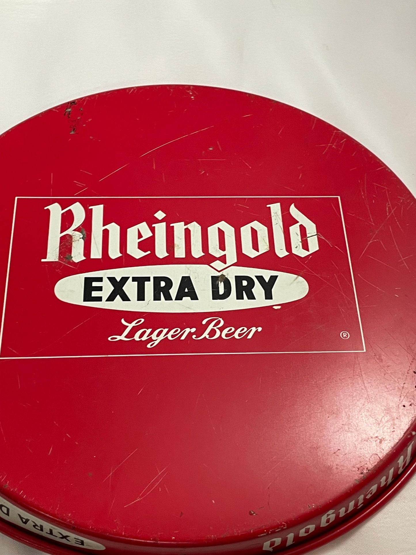 Vintage Rheingold beer Metal Serving tray.