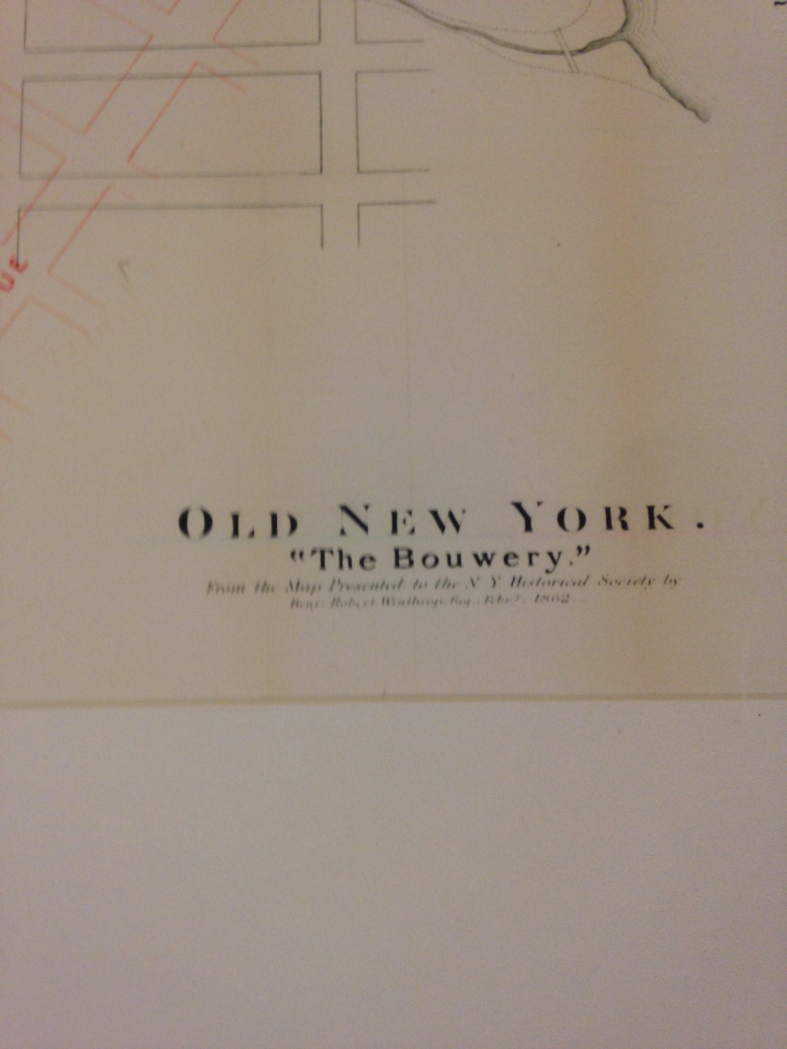 Map of Old New York