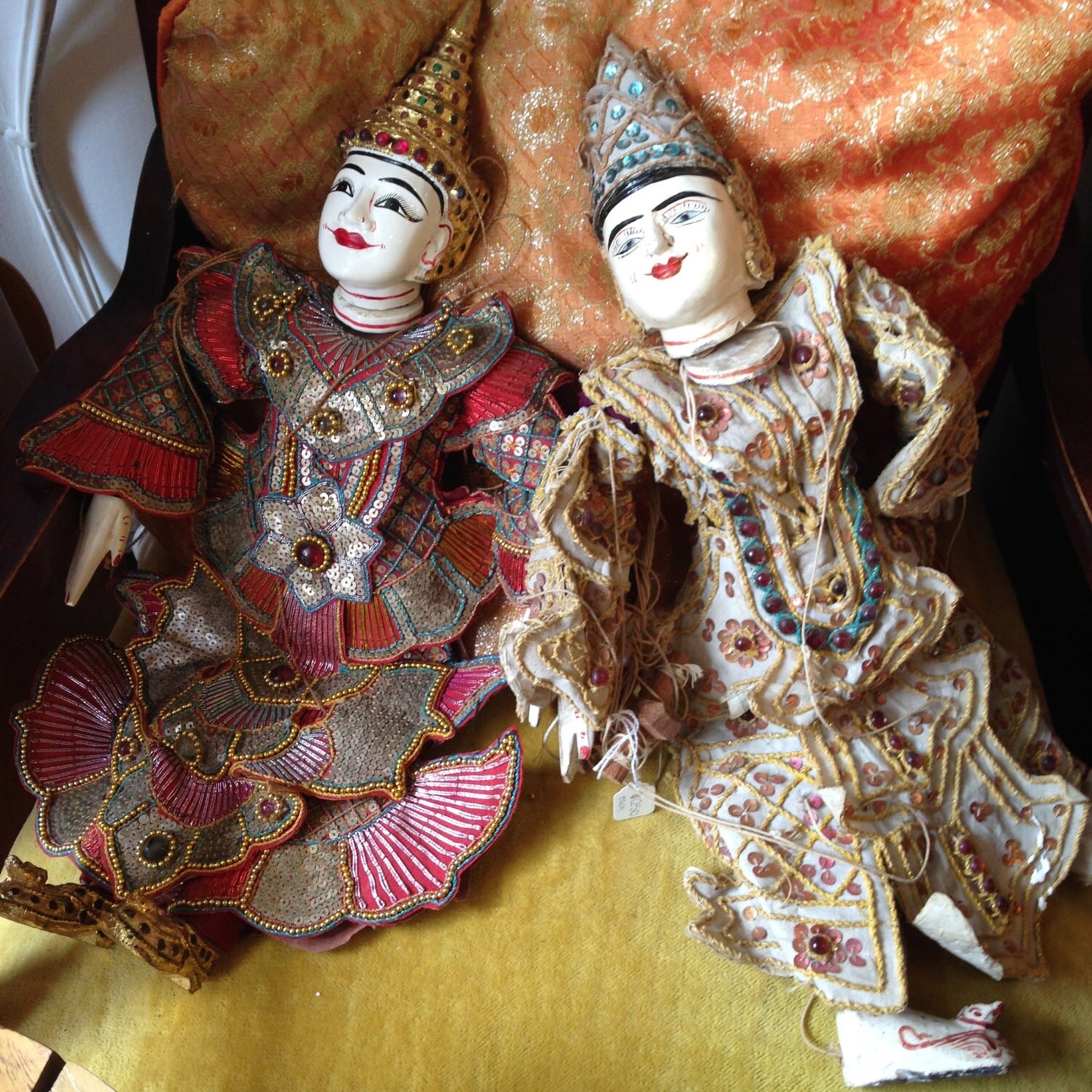 Antique Asian Marionette Dolls