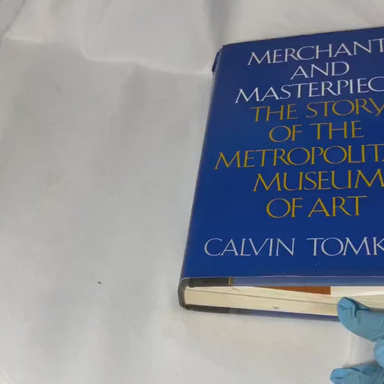 Metropolitan Museum of Art History Book 1970, Calvin Tomkins Hardcover First Edition, Museum History