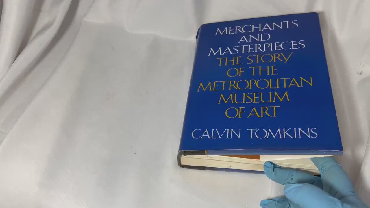 Metropolitan Museum of Art History Book 1970, Calvin Tomkins Hardcover First Edition, Museum History