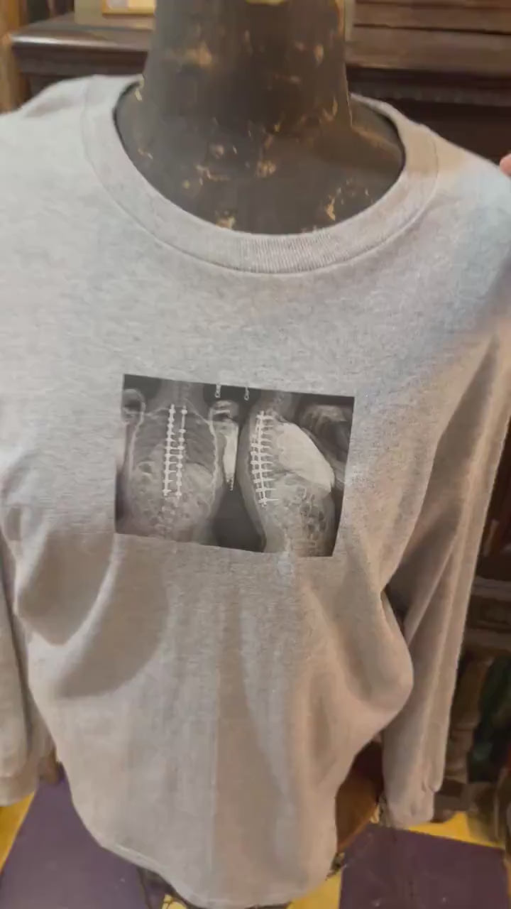 Collect Long Sleeve Top with X-Rays Graphic