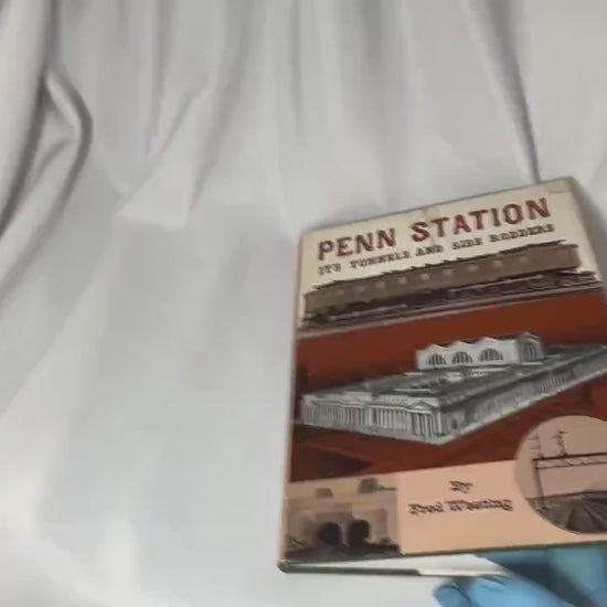 Vintage Penn Station Architecture Hardcover Book, Fred Westing Author, 1978 First Edition, Tunnel History