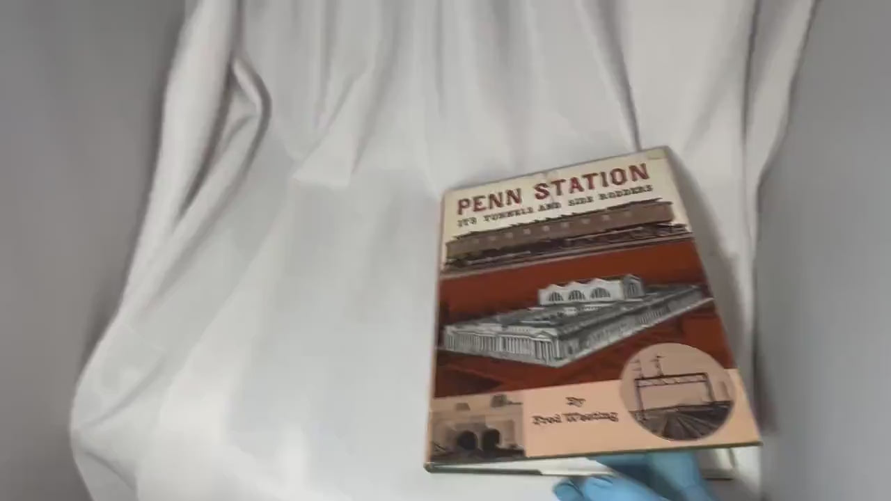 Vintage Penn Station Architecture Hardcover Book, Fred Westing Author, 1978 First Edition, Tunnel History