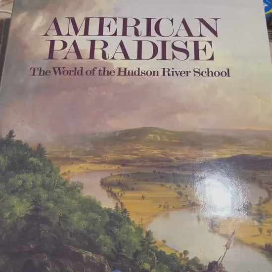 Hudson River School Book, 1987 Hardcover First Edition, Museum of Modern Art Essays, 19th Century, Landscape Paintings