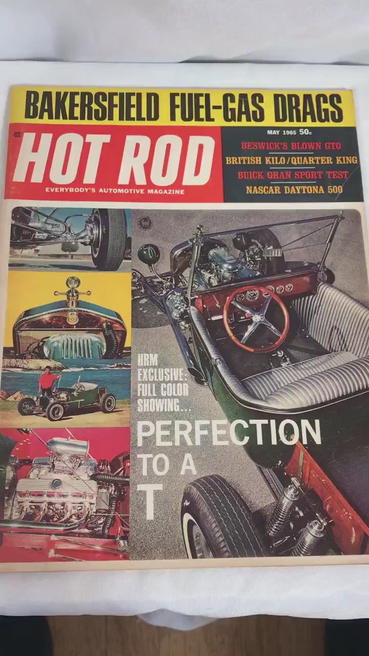 Vintage HOT ROD Everybody’s Automotive Magazine | Bakersfield Fuel - Gas Drags | May 1965