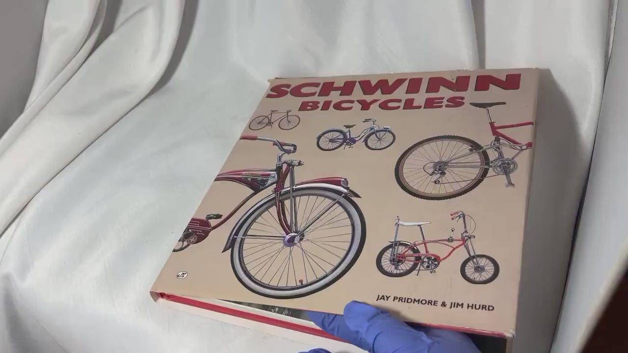 Schwinn Bicycles Book by Jay Pridmore, Jim Hurd - 1996 First Edition, Hardcover, Mechanical History, Bicycle History