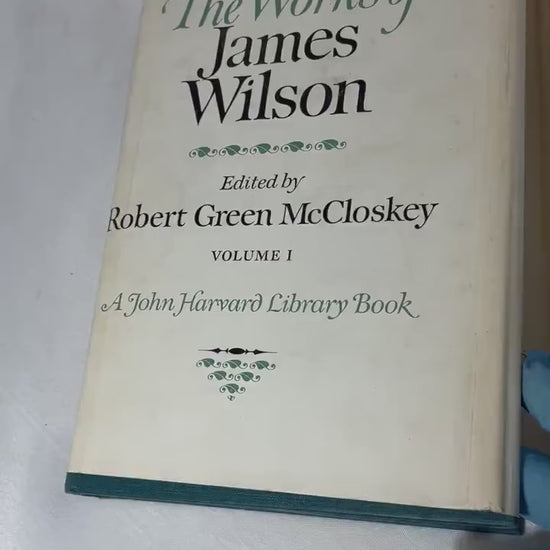 James Wilson Collected Works Book Set, Vol. 1 and 2, 1967 First Edition, Robert Green McCloskey