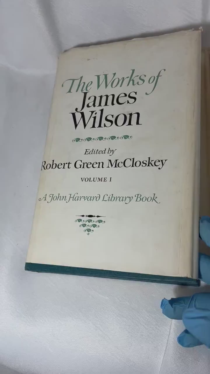 James Wilson Collected Works Book Set, Vol. 1 and 2, 1967 First Edition, Robert Green McCloskey