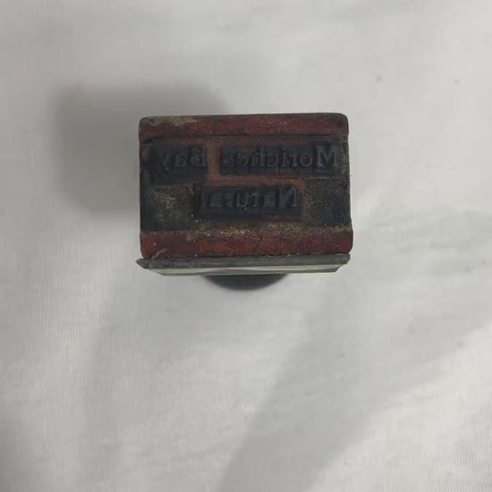 Vintage Moriches Bay Natural Rubber Stamp