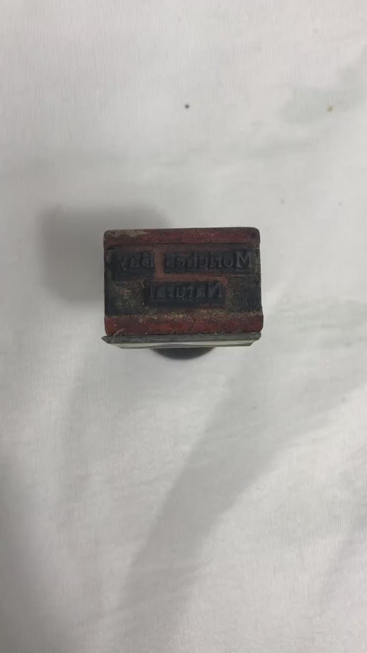 Vintage Moriches Bay Natural Rubber Stamp