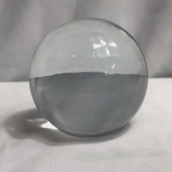 Clear Solid Glass Paperweight