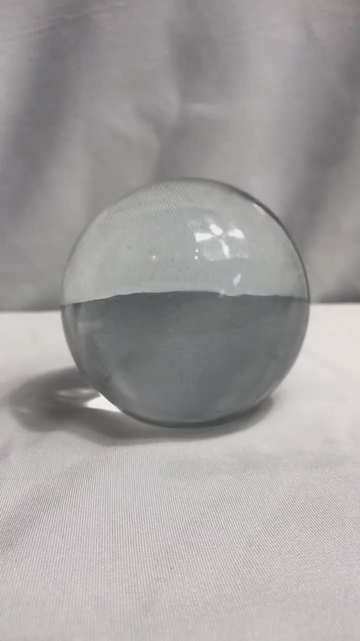 Clear Solid Glass Paperweight