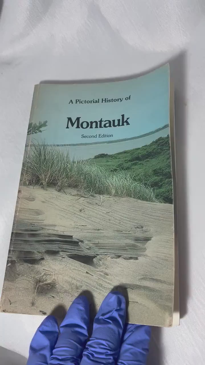 Vintage Montauk Book 1983 Paperback, East End Long Island Photography, Albert R. Holden
