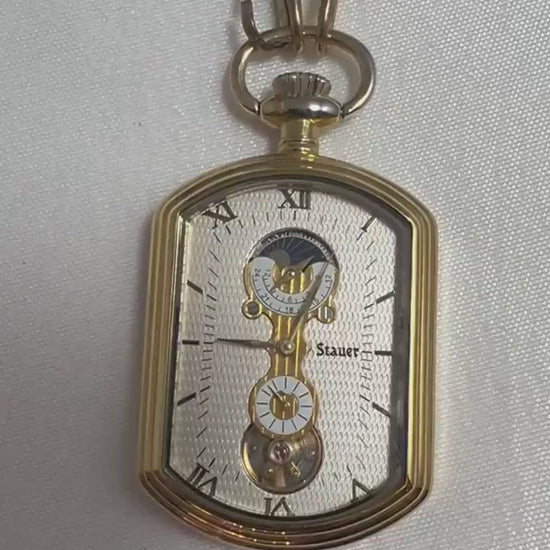 Stauer Grandfather Gold Pocket Watch