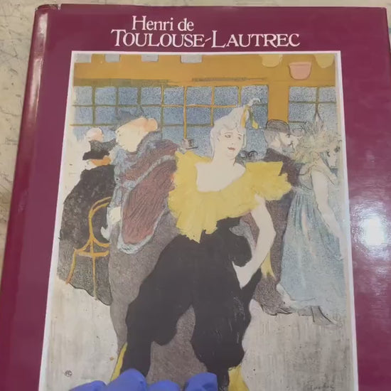 Henri de Toulouse-Lautrec 1890s Images Coffee Table Book, 1st Edition Hardcover, French Painter, Bohemian Art, Moulin Rouge