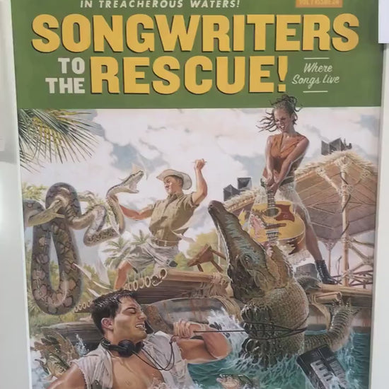 Signed Mark Stutzman Vintage EMI Music Publishing Poster Vol 7 Issue 24 | 2011 Collectors Edition | “Song Writers to the Rescue”